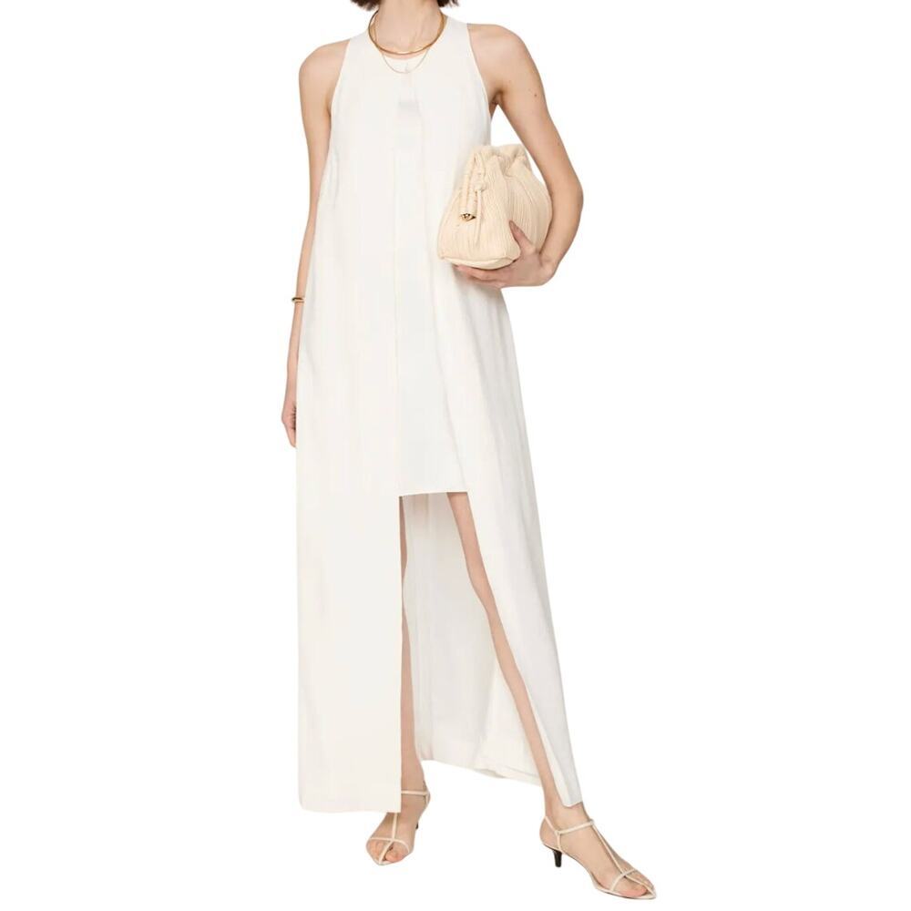Rosetta Getty x RTR Cape Mini Dress in White, Size US 8​ - Picture 2 of 9